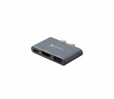 Canyon CNS-TDS01DG dokovací stanice šedá / Thunderbolt 3 / USB 3.0 / HDMI 