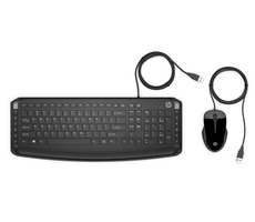 HP Pavilion Keyboard Combo 200 černá / Drátový set klávesnice a myši / USB / CZ SK layout