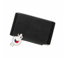 FIXED Tiny Wallet Kožená peněženka z pravé hovězí kůže (FIXW-STN-BK) černá