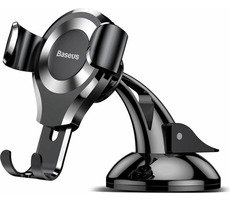 Baseus Osculum Type Gravity Car Holder stříbrná / držák telefonu do auta