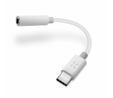 FIXED Link redukce pro připojení sluchátek z USB-C na 3.5mm jack s DAC chipem bílá / podpora OS Android
