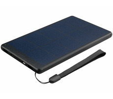 Sandberg Urban Solar Powerbank 10000 mAh / solární dobíjení / 1x USB-C / 2x USB-A / 1x micro USB / černá