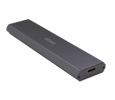 AKASA AK-ENU3M2-03 černá / externí box pro M.2 PCIe NVMe SSD / USB 3.1 Gen2 Type-C / hliníkový