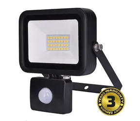 Solight WM-30WS-L LED reflektor PRO se senzorem 30W / 2550lm / 5000K / IP44