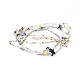 Solight 1V215 LED řetěz řetízek s dekoracemi / 20LED řetěz / 1m / 2x AA / IP20