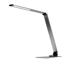 Solight WO51-S LED stolní lampička stmívatelná 11W stříbrná /  změna chromatičnosti / broušený hliník 