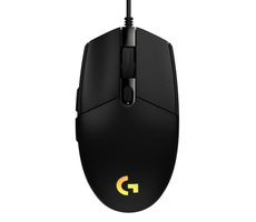 Logitech G203 Lightsync černá / drátová herní myš / 8000 DPI / 6 tlačítek / RGB Lightsync 