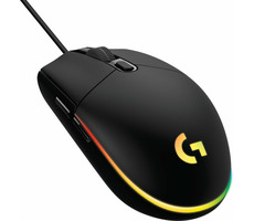 Logitech G102 Lightsync černá / drátová herní myš / 8000 DPI / 6 tlačítek / RGB Lightsync