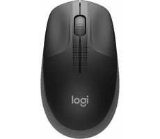 Logitech M190 šedá / optická bezdrátová myš / 1000 DPI / USB přijímač / 3 tlačítka