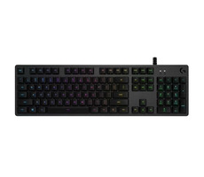 Logitech G512 černá / herní klávesnice / US layout / kabel USB-A 2.0 / 1x USB-A 2.0 / RGB Lightsync / GX Brown Tactile