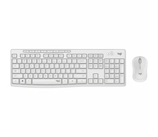 Logitech MK295 Silent bílá / Bezdrátová sada klávesnice a myši / US layout /  USB nanopřijímač