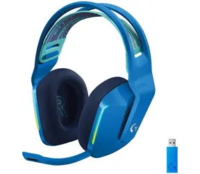 Logitech G733 Lightspeed modrá / bezdrátová sluchátka / mikrofon / RGB / USB LIGHTSPEED přijímač