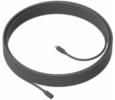 Logitech prodlužovací kabel pro MeetUp mikrofon / délka kabelu 10m / černá