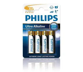 Philips baterie AA ExtremeLife+, alkalická - 4ks