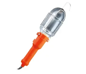 Solight WM18 montážní lampa / E27 / AC 230V / 5m / oranžová s kovovou mřížkou