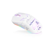 MODECOM Volcano SHINOBI 3327 bílá / optická myš / 6200DPI / USB / 6 tlačítek / LED podsvícení