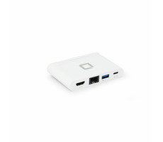 DICOTA Přenosné dokovací zařízení USB-C 4v1 bílá / HDMI / 1x USB-A / 1x USB-C