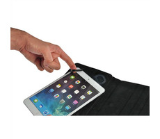 Solight 1N43B univerzální pouzdro pro tablet nebo čtečku 7" černá / desky / pogumovaný polyuretan / flexi úchyty
