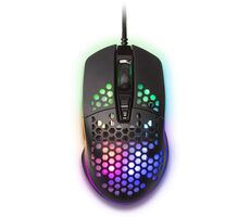 YENKEE Shotgun černá / Herní myš / Optická / 6400 DPI / 7 programovatelných tlačítek / USB / 1.7m