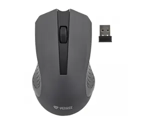 YENKEE Monaco šedá / bezdrátová myš / USB / 1000 DPI / 3 tlačítka