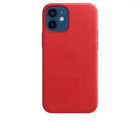 Apple kožený kryt s MagSafe pro iPhone 12 mini červená