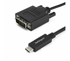 StarTech kabel USB-C na DVI černá / 1920 x 1200 / Thunderbolt 3 / 1m