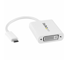 StarTech adaptér USB-C na DVI bílá / 1920x1200 / Thunderbolt 3