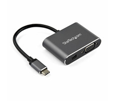StarTech Multiport video adaptér USB-C na Mini DisplayPort & VGA šedá / 4K 60Hz / Thunderbolt 3