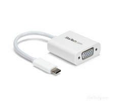 StarTech adaptér USB-C na VGA bílá / 1920x1200 / 1080p