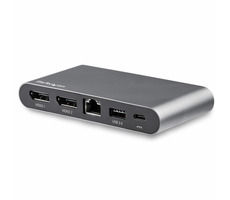 StarTech DK30C2DAGPD dokovací stanice stříbrná / 1x USB-C / 2x DisplayPort / 1x RJ-45 / 1x USB 3.0 / 1x USB 2.0
