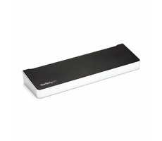 StarTech DK30CH2DEPUE dokovací stanice černo-stříbrná / 100W napájení / 1x HDMI / 2x DisplayPort / 1x RJ-45 / 5x USB 3.0