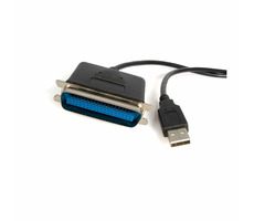 StarTech adaptér USB-A na Centronics 1.8 m černá