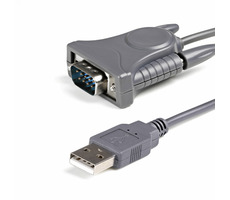 StarTech adaptér USB na RS232 DB9 & DB25 šedá / 0.9m