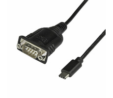 StarTech kabel USB-C na RS232 DB9 černá / COM / 921.6 Kbps 