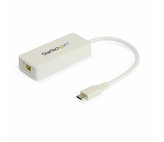 StarTech adaptér USB-C na RJ-45 bílá / 1Gbs / Thunderbolt 3