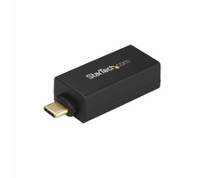 StarTech adaptér USB-C na RJ-45 černá / 1Gbs / Thunderbolt 3