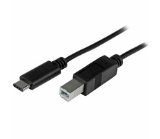 StarTech kabel USB-C na USB-B černá / 480 Mbps / Thunderbolt 3 / 1m