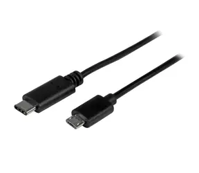 StarTech kabel USB-C na MicroUSB černá / 480 Mbps / Thunderbolt 3 / 0.5m