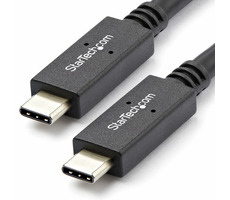 StarTech kabel USB-C s Power Delivery 5A černá / 10Gbps / 1m