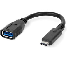 OWC adaptér USB-C na USB-A černá / 1x USB-C (M) / 1x USB-A 3.1 Gen1 (F) / délka 14cm 