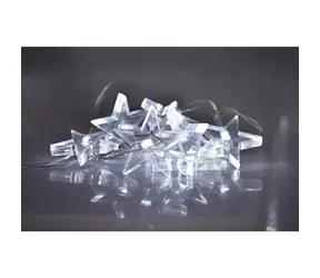 Solight 1V52-W LED vánoční řetěz hvězdy 1.5m / 10x LED / 2x AA / bílé světlo