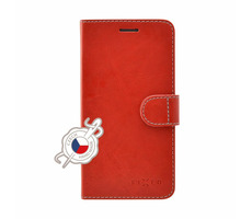 FIXED Fit Pouzdro typu kniha pro Apple iPhone 12 Pro Max červená