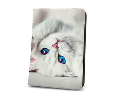 GreenGo Cute Kitty Univerzální pouzdro pro tablety 9-10" 