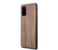 Mercedes Wood Kryt pro Samsung Galaxy S20+ hnědá