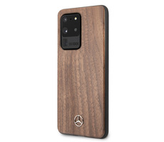 Mercedes Wood Kryt pro Samsung Galaxy S20 Ultra hnědá
