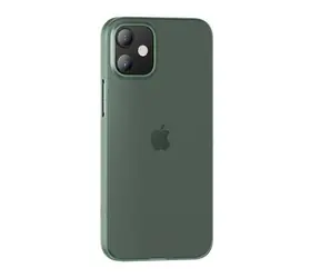 USAMS US-BH608 Gentle Series Soft PP Kryt pro Apple iPhone 12 Mini transparentní zelená