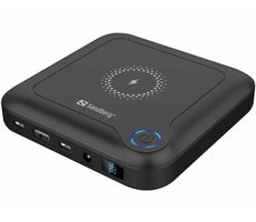 Sandberg All-in1 Laptop Powerbank 24000 mAh / bezdrátová nabíječka / 10 W / 2x USB-C / USB Quick Charge