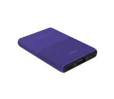 TERRATEC Powebank P50 fialová / 5000 mAh / 5V / 2.1A / 1x Micro-USB (vstup) / 1x USB-C / 1x USB-A