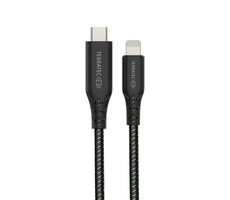 TERRATEC Charge CL2 kabel USB-C (M) na Lightning (M) / délka 2m / MFI / až 2.4A / černá