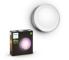 Philips Hue Daylo LED RGB 1x15W nerez / venkovní nástěnné svítidlo / 1200lm / 2000-6500K / RGB / IP44